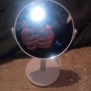 Elegant Silver Vanity Mirror